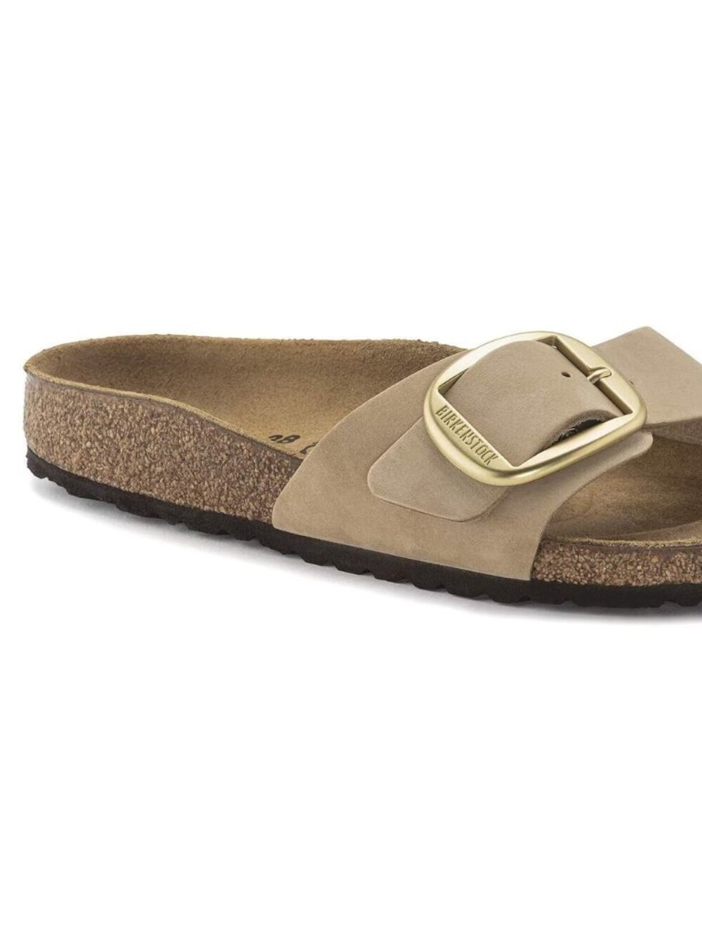 BIRKENSTOCK Madrid Big Buckle Slide Sandal (Women) Sandstone Size 39 - Picture 4 of 13